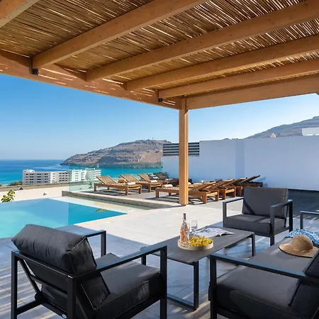 Rocabella With Heated Pool & Jacuzzi In Lindos *