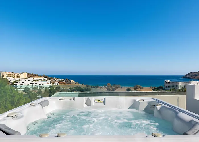 Rocabella With Heated Pool & Jacuzzi In Lindos Villa Vlicha (Rhodes)